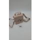 ASOS DESIGN – Mini-Backpack mit Schlossdetail in Blush