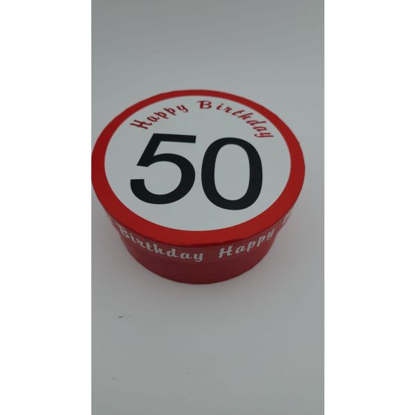 Geschenk-Box "happy Birthday" 50