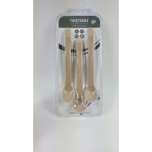 3x Feeding Spoon 6 Monate+  Beige.