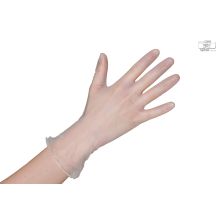Wiros Vinyl Handschuhe Premium M puderfrei 100 Stk Transparent