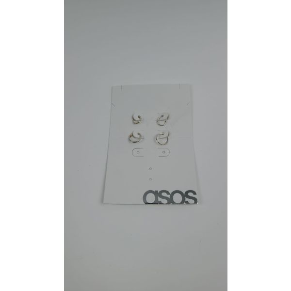 ASOS DESIGN Creolen in Sterlingsilber 9mm und 12mm