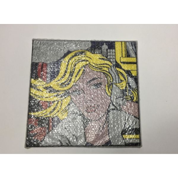 AllPosters - Roy Lichtenstein "m-maybe he became ill and couldnt leave the studio" 30 x 30cm