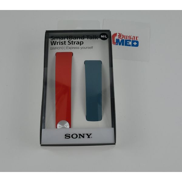 Sony Armband ersatz Band SmartBand Talk SWR310 large Rot Blau M/L Large: 255 mm