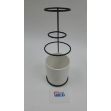 Moderne Vase mit Pflanzenschutz zum wachsen 24cm