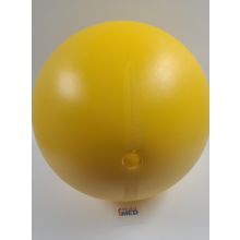 Antistress Spielball aus Kunststoff 30cm gelb