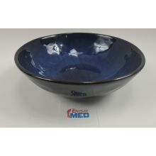 Porzellan-Teller blau/schwarz Ø 23cm