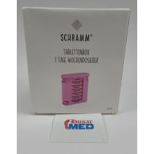 Schramm Tablettenbox Wochendosierer rosa