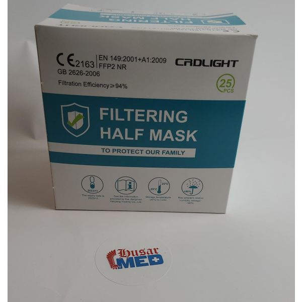 25er Set Atemschutzmasken FFP2 NR, CRDLIGHT
