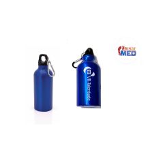400 ml Trinkflasche mit Karabiner VR-Talentiade in Blau 
