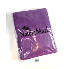 NatureMark 2er Pack DUSCHTÜCHER 70x140cm Farbe: Lila