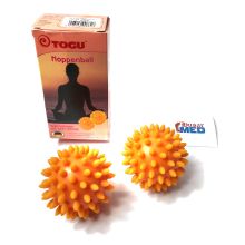 TOGU Noppenball 2er-Set 6 cm orange Massagebälle