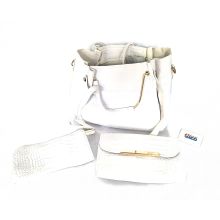 Shein 3-Teiliges Handtaschen-Set Mit Kroko-Prägung