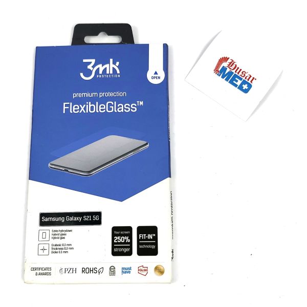 3MK FlexibleGlass Samsung, Galaxy S21, Hybridglas, Klarer Displayschutz