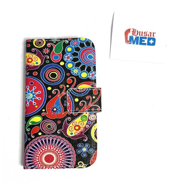 Handy Tasche für Samsung Galaxy S4 Hülle Kunstleder Motiv