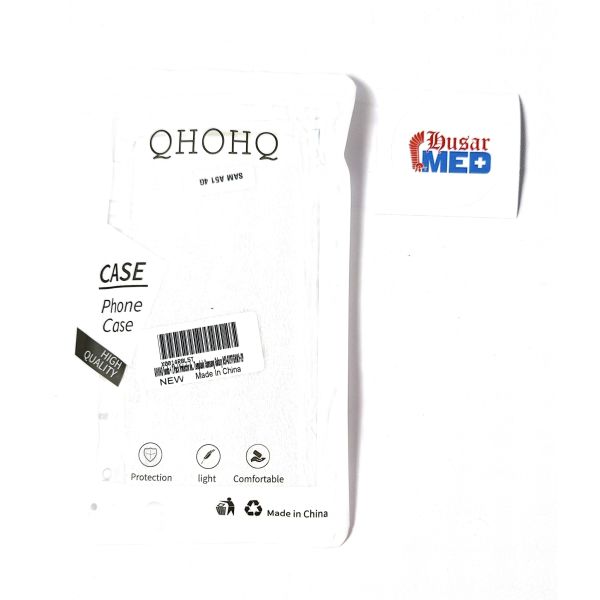 QHOHQ Hülle für Samsung Galaxy A51 4G + 2 Stück Schutzfolie Transparent