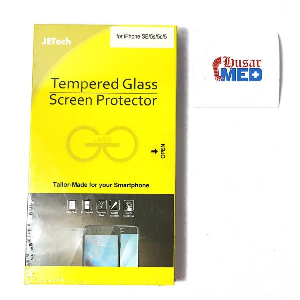 JETech Tempered Glass für iPhone SE/5s/5c/5 (3 Stück)