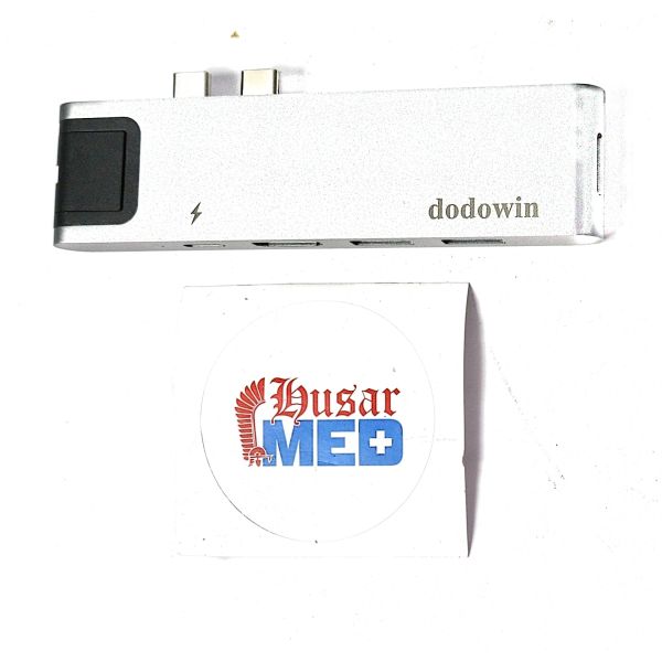dodowin MacBook Pro Adapter USB C Silber