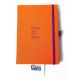 Unite Notepad Notizbuch Orange, Seiten blank punktuiert 