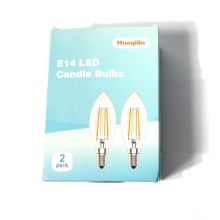 Huoqilin E14 LED Leuchtmittel Kerzenform dimmbar 4W...
