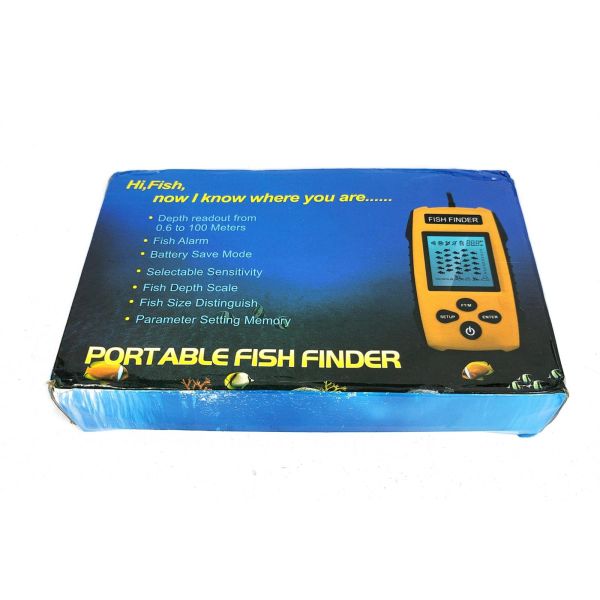 Portabler Fischfinder Fischdetektor mit LCD-Display