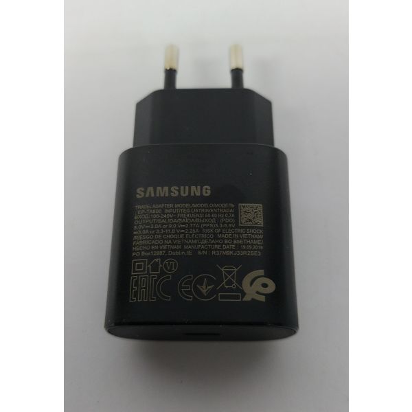 Samsung USB-C Netzteil Schnellladegerät schwarz