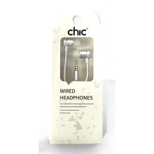 Chic In-Ear Kopfhörer 3.5mm weiß 1.2m...