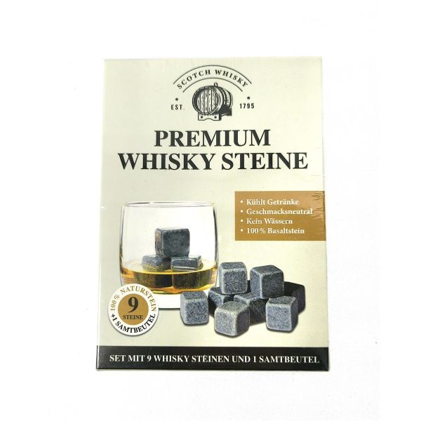 Premium Whisky-Steine 9 Stück 