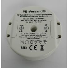PB-Versand 70W LED Transformator dimmbar