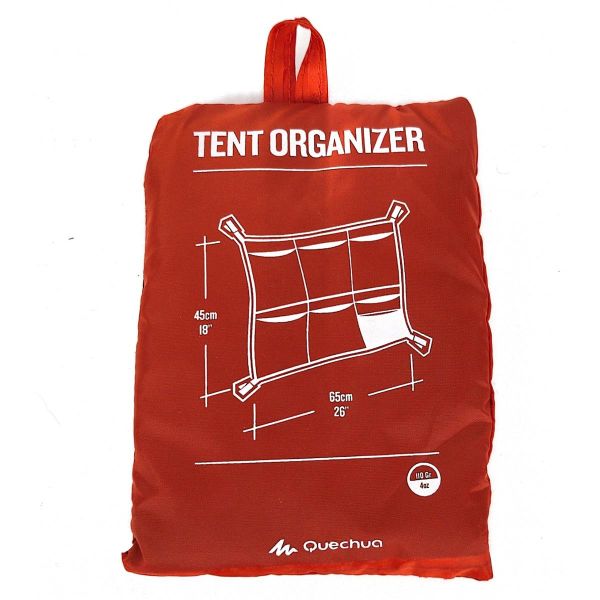 Universaltasche Netztasche für Campingzelt 6 Fächer QUECHUA