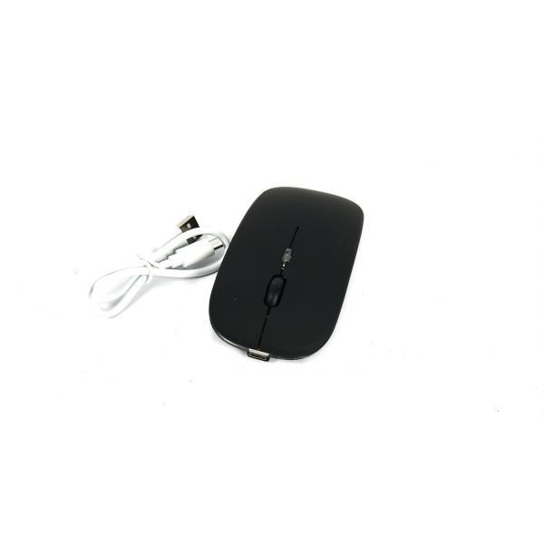 PASONOMI Aktualisierung Kabellose Maus, LED Wiederaufladbare Leise Funkmaus Laptop Wireless Mouse, 2.4G USB Mäuse mit USB-Empfänger