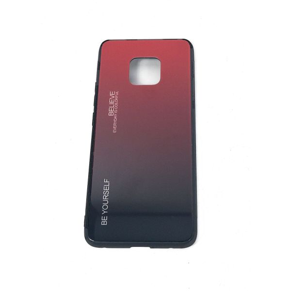 Huawei Mate 20/ 20 Pro Farbverlauf Glas Hülle - Rot/Schwarz