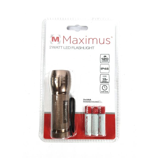 Maximus 2W LED Taschenlampe