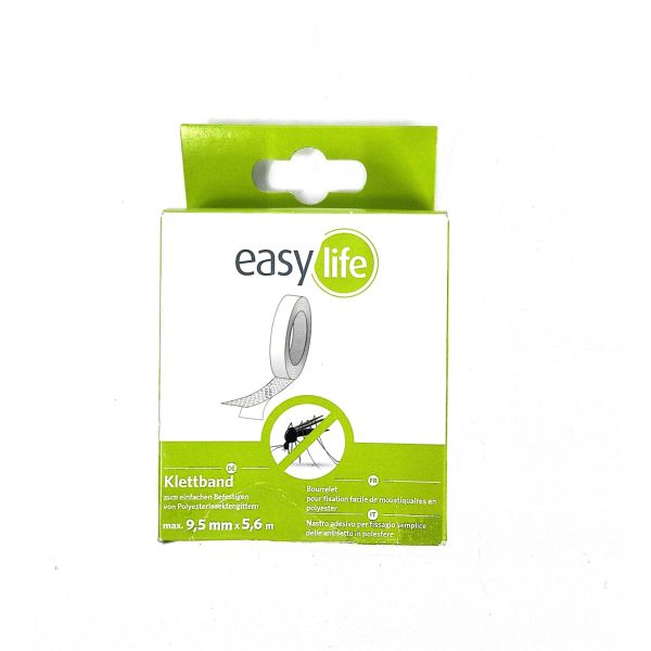 easy life Befestigungsband 5,6 m für Fliegengitter selbstklebendes Klettband