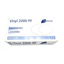 Meditrade Vinyl Handschuhe Gr. M puderfrei, 100 Stk.