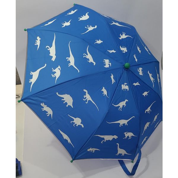 Magic Kinder Regenschirm Dino Blau
