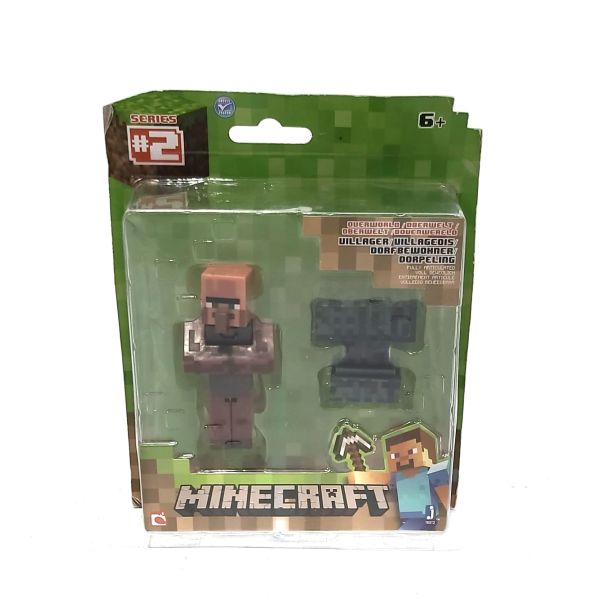 Minecraft 16512 - Villager Schmied, bewegliche Figur mit Zubehör