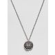 ASOS DESIGN – Halskette mit Kompass-Münze in Silber poliert 6980882