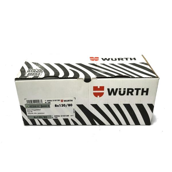 WÜRTH Nageldübel 8x120/80 (100 Stk.)