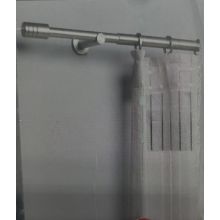 Gardinenstangen-Komplettset aus Edelstahl 210 - 400cm
