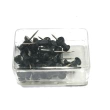 Alco Pinnwandnadeln, Spitzenlänge: ca. 10 mm, schwarz, 20 Stück