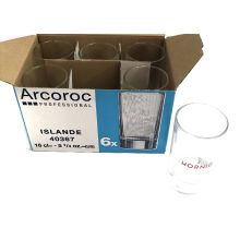 Arcoroc Islande 6 Glas, Hohe Gläser, H: 100 mm