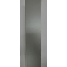 Sockelblende mit Dichtlippe Silbergrau 2300 x 142 x 13mm