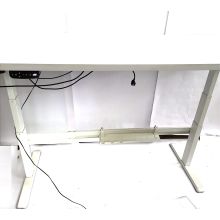 Höhenverstellbarer Tisch 220 x 89cm in weiß