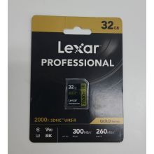 Lexar SDHC Card 32GB Professional 2000x UHS-II V90 U3