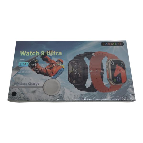 Laxasfit Watch 9 Ultra Smartwatch in Schwarz