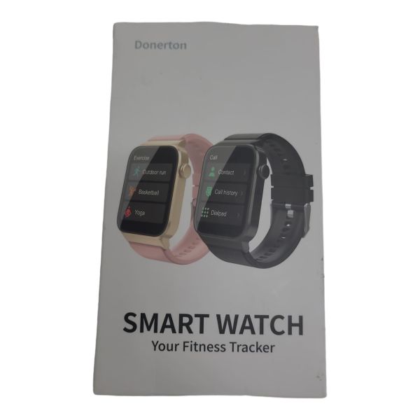 Donerton Smartwatch mit 1.85" Touchscreen IP68 Rosa/Gold