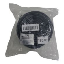 20M CAT5 Ethernet-Netzwerkkabel RJ45-Patch Schwarz