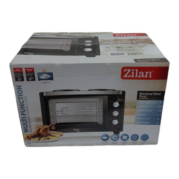 Zilan Minibackofen | 28 Liter | Kleiner Backofen | Mini Oven | 3200 W | 100-230°C