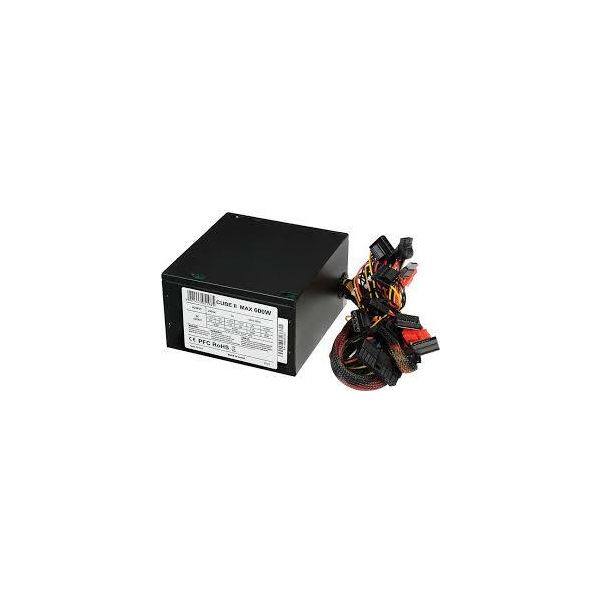 iBox I-BOX Netzteil – Cube II (600 W) 120 mm (zic2600 W12cmfa)
