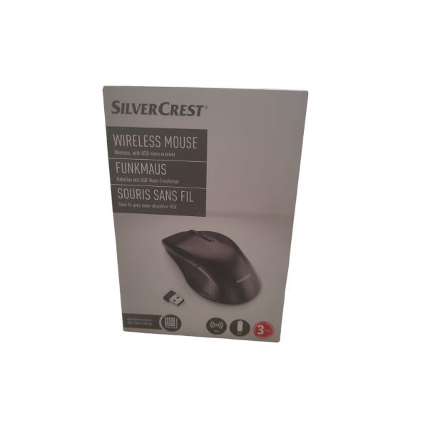 SILVERCREST USB Wireless Mouse, 6 Tasten